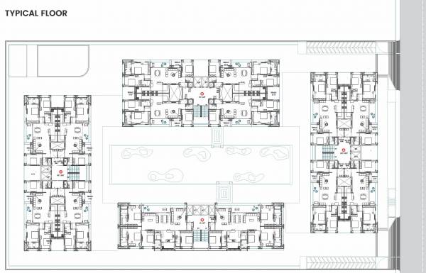  shreedhar-shrine A To D Typical Cluster Plan