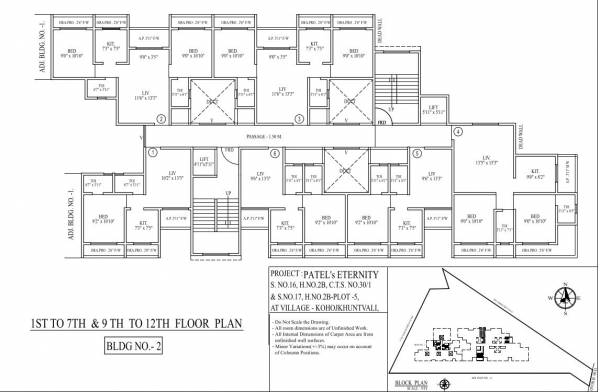  patels-eternity Building 2 Cluster Plan