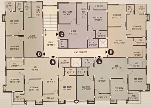  fair-enclave Fair Enclave Cluster Plan From 1st To 4th Floor