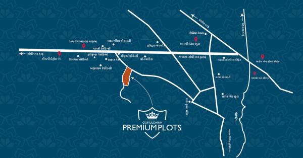  gokuldham-premium-plots Location Plan