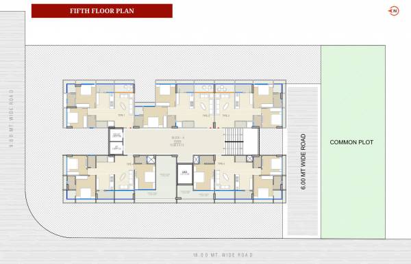  tokyo-town Block A 5th Floor Cluster Plan