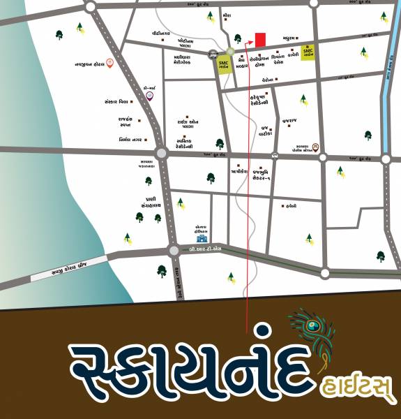 Location Plan sky-nand-heights Location Plan