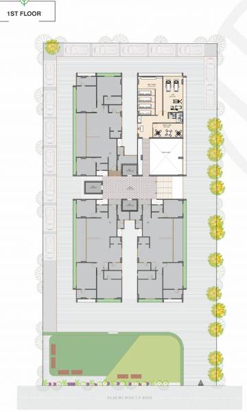  sky A Cluster Plan For 1st Floor