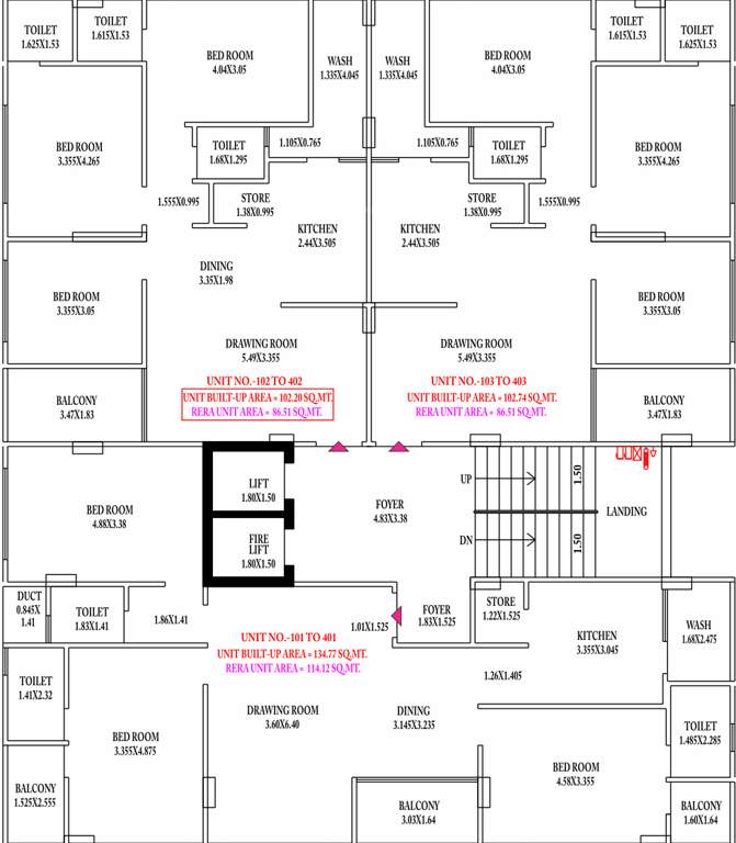  bela apartment Bela Apartment Cluster Plan From 1st To 4th Floor