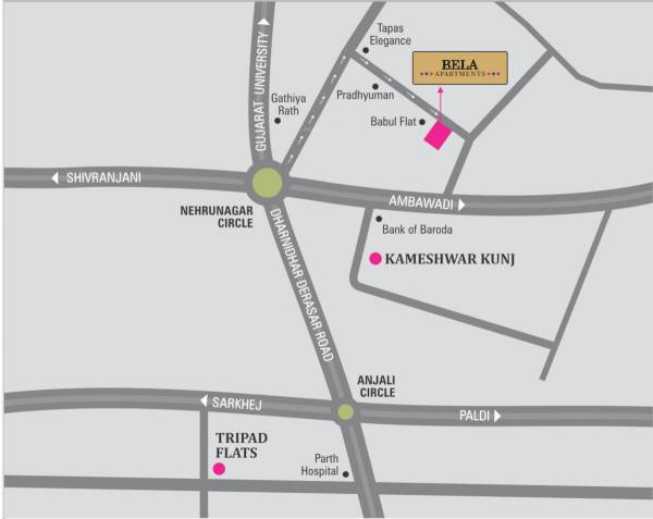  bela-apartment Location Plan