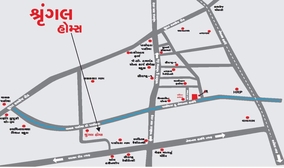  shrungal homes Location Plan