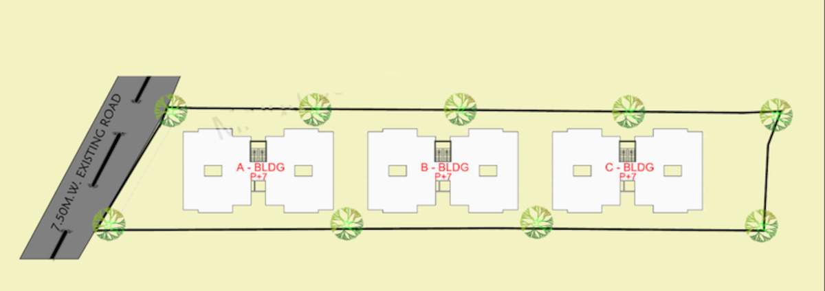  akshara serenity b and c Master Plan