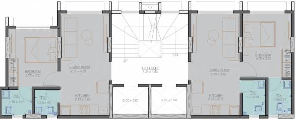  bhagwan-residency Bhagwan Residency Typical Cluster Plan