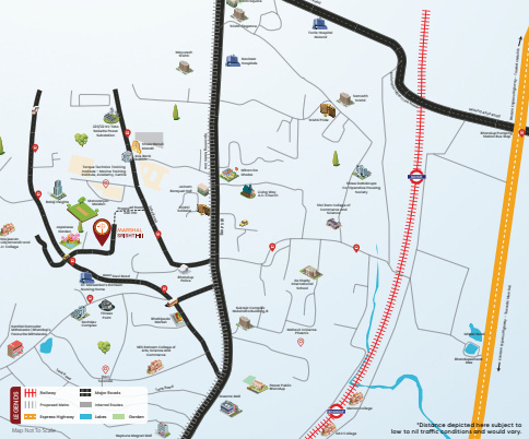  marshal srishti iii Location Plan