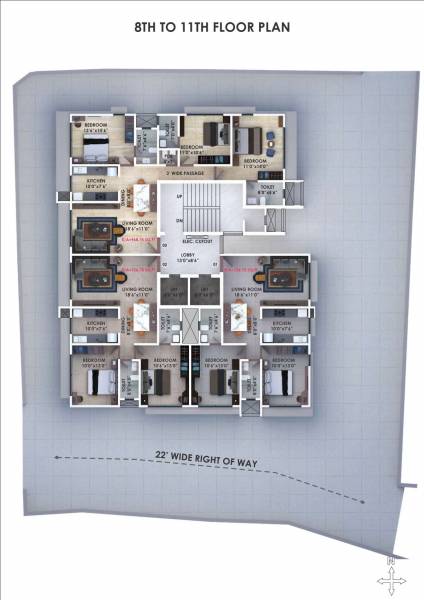  residency Shagun Residency Cluster Plan