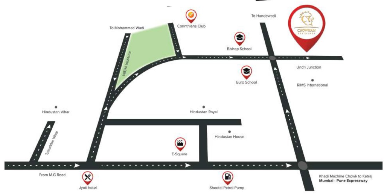  chowhan residency phase ii Location Plan