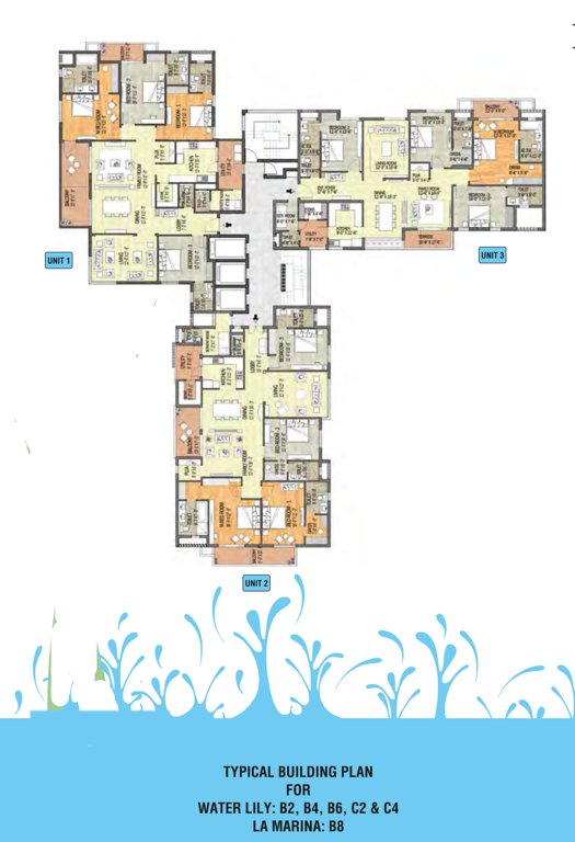  water lily phase 5 B2 Typical Cluster Plan