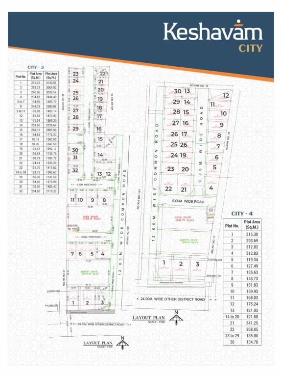 city ii Layout Plan