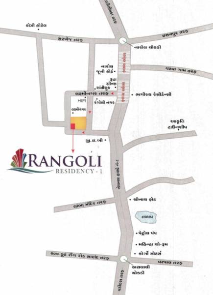  rangoli-residency-part-1 Location Plan