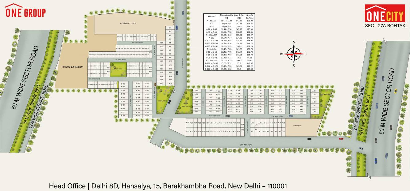  one city Layout Plan