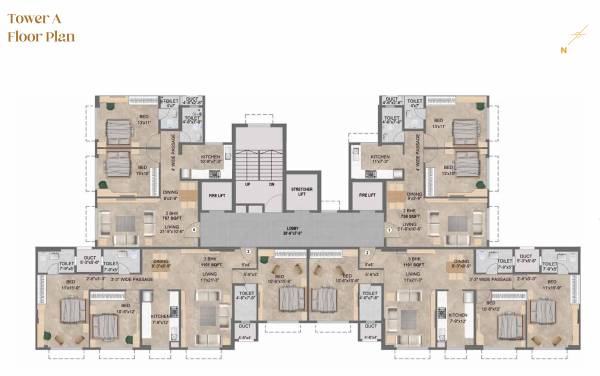  arham-mourya Wing A Cluster Plan