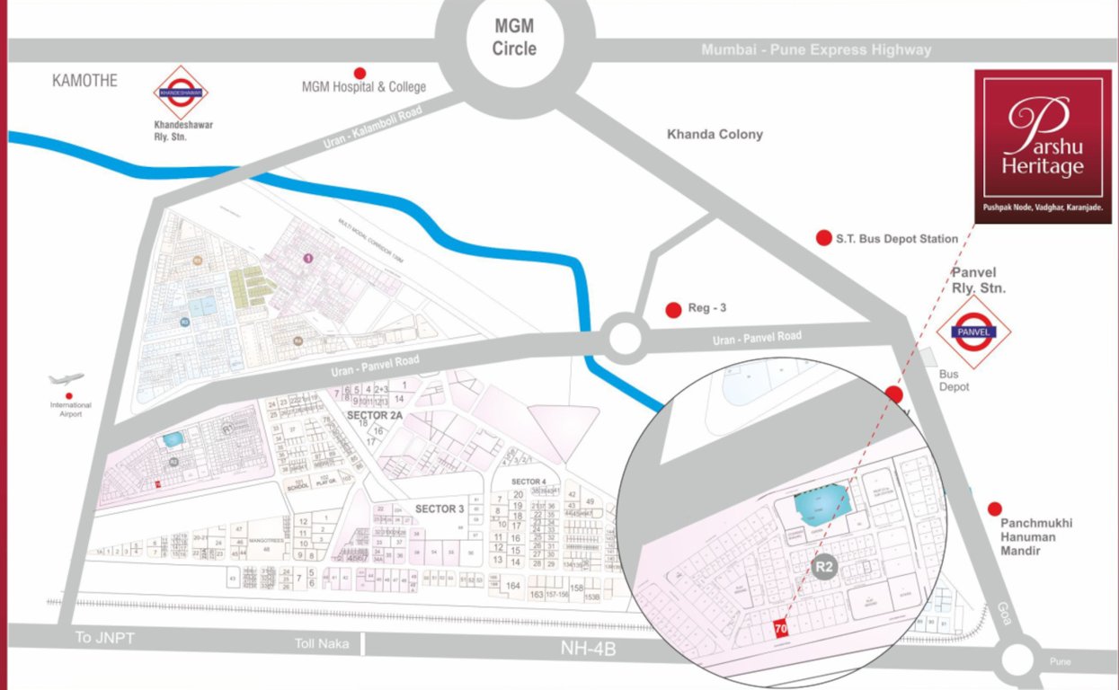  parshu heritage Location Plan