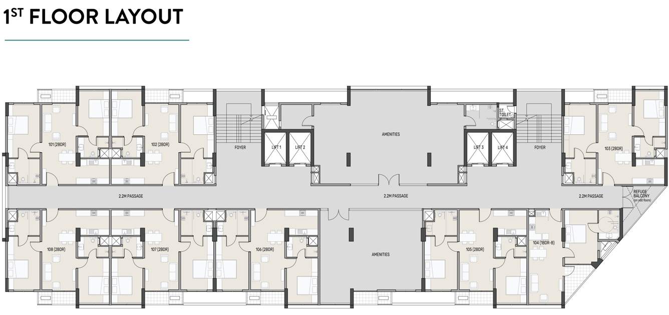 ikaria Ikaria Cluster Plan For 1st Floor