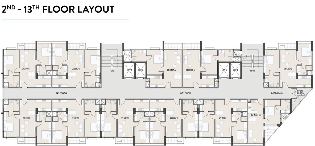  ikaria Ikaria Cluster Plan From 2nd To 13th Floor
