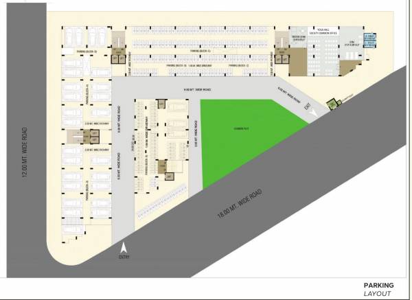  apaar-pride-homes Block A,B,C & D Stilt Floor Cluster Plan