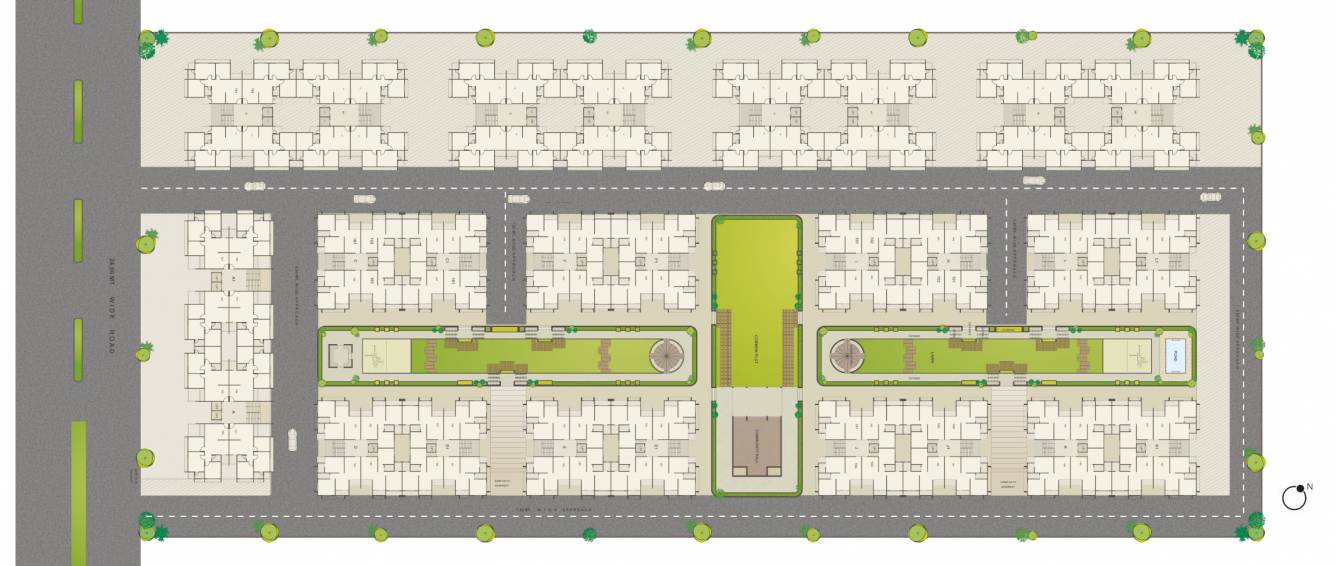  10 phase 4 Block K,L & M Typical Floor Cluster Plan