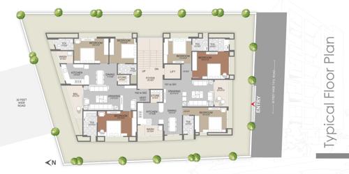  santerian-vista Santerian Vista Cluster Plan from 1st to 5th Floor
