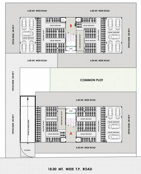  reventa-2 Block A And B Cluster Plan For Ground Floor