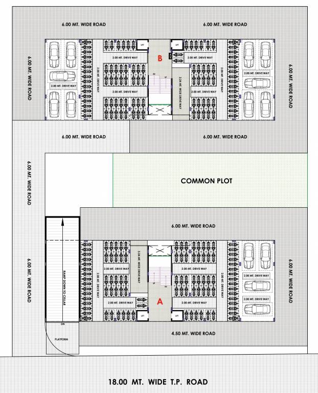  reventa 2 Block A And B Cluster Plan For Ground Floor