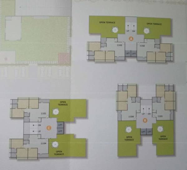  shikhar-126 Block A,B & C Cluster Plan for 11th Floor