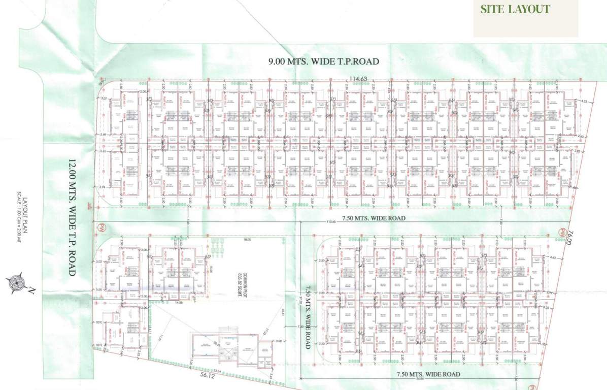  vrundavan greens Layout Plan
