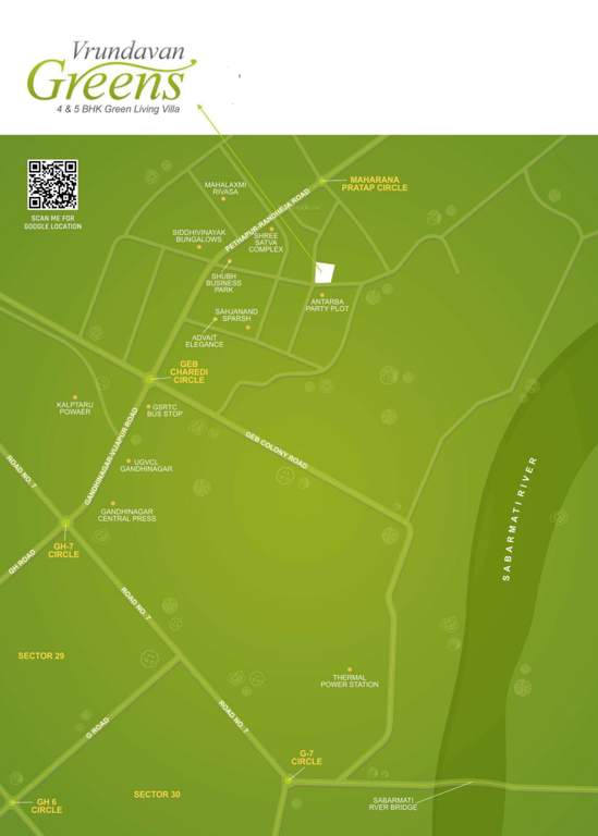  vrundavan greens Location Plan