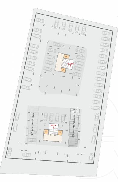  padmavati99 Block A And B Cluster Plan For Basement