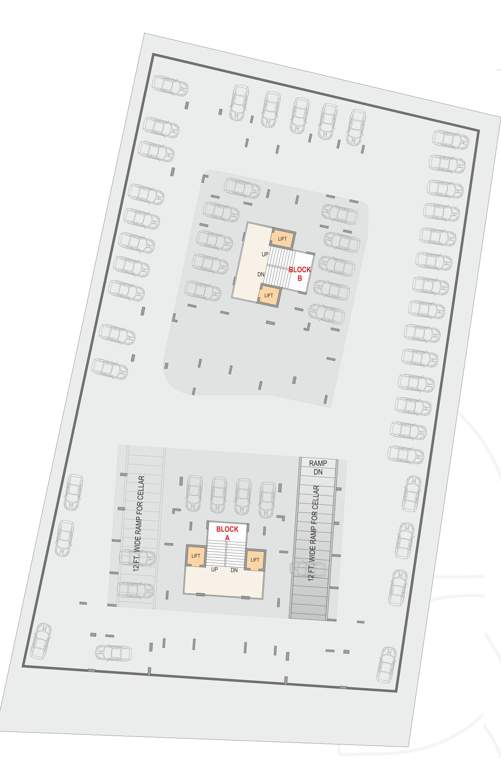  padmavati99 Block A And B Cluster Plan For Basement