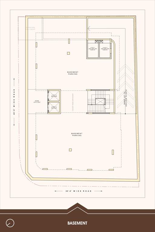  kalpvruksh shadows Kalpvruksh Shadows Basement Cluster Plan