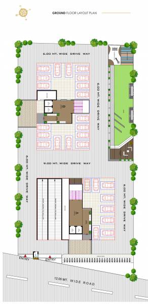 Block A & B GrounD Floor Cluster Plan gold Block A & B GrounD Floor Cluster Plan
