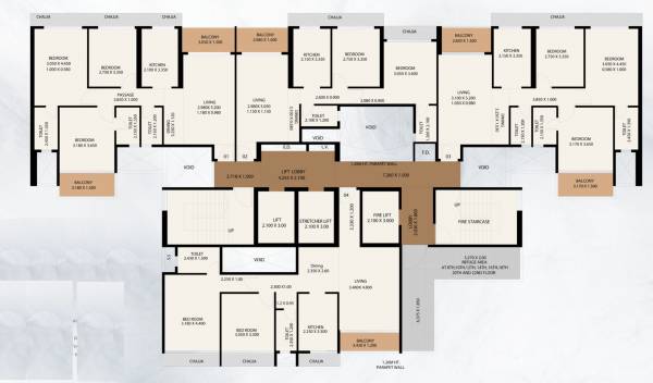 luxuria Bhagwati Luxuria Cluster Plan