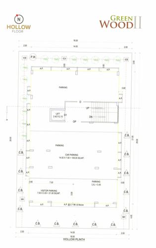  greenwood-ii Greenwood II Cluster Plan for Basement Floor