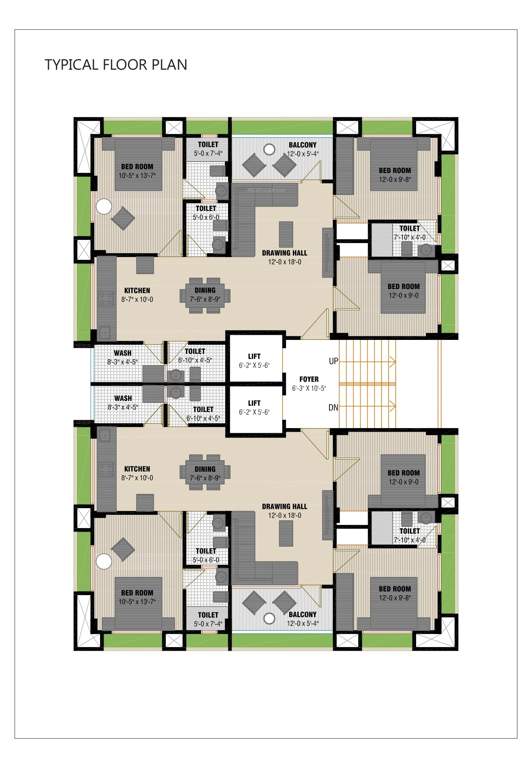  serenous life Serenous Life Typical Cluster Plan