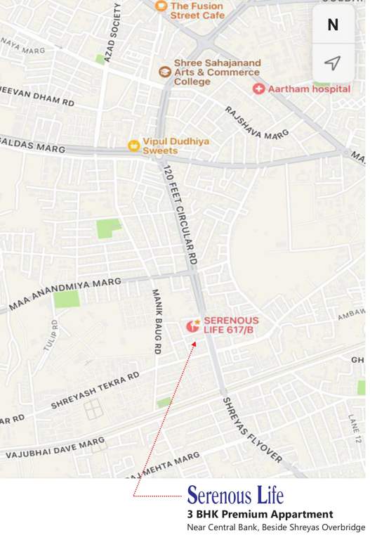 serenous life Location Plan