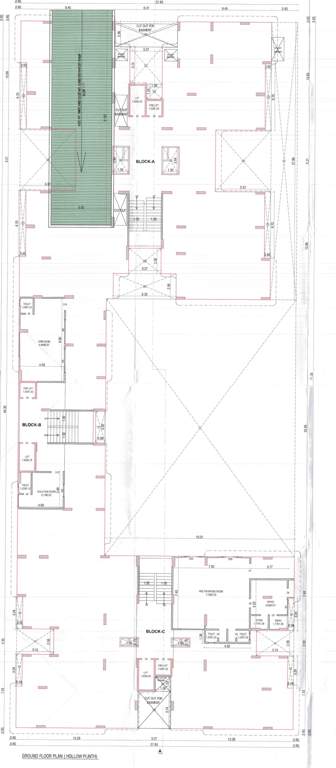  aamrakunj royal Block A, B And C Cluster Plan for ground Floor