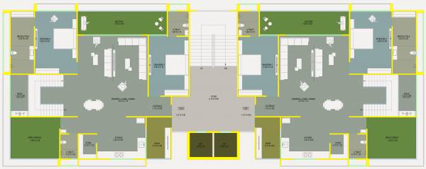  kalhar-wing Block A And C Cluster Plan For 12th Floor