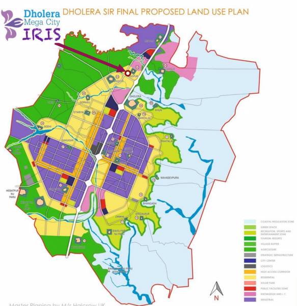  dholera-megacity-iris Location Plan