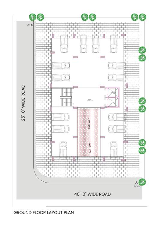  akshar elite Akshar Elite Cluster Plan for ground Floor