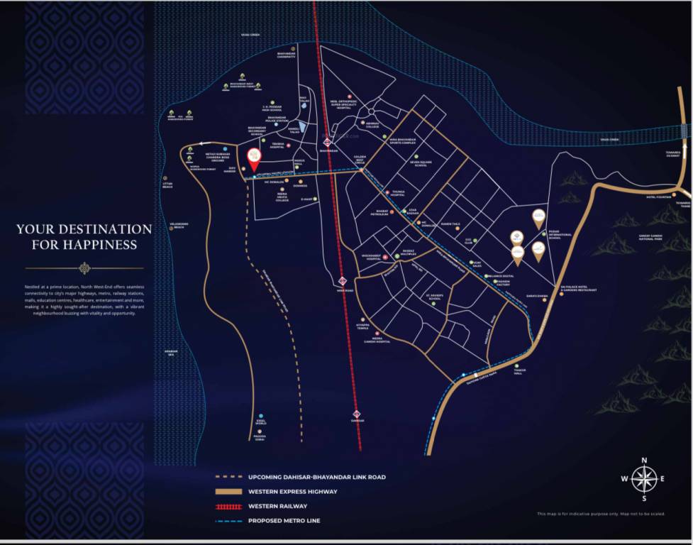  north westend tower 1 Location Plan