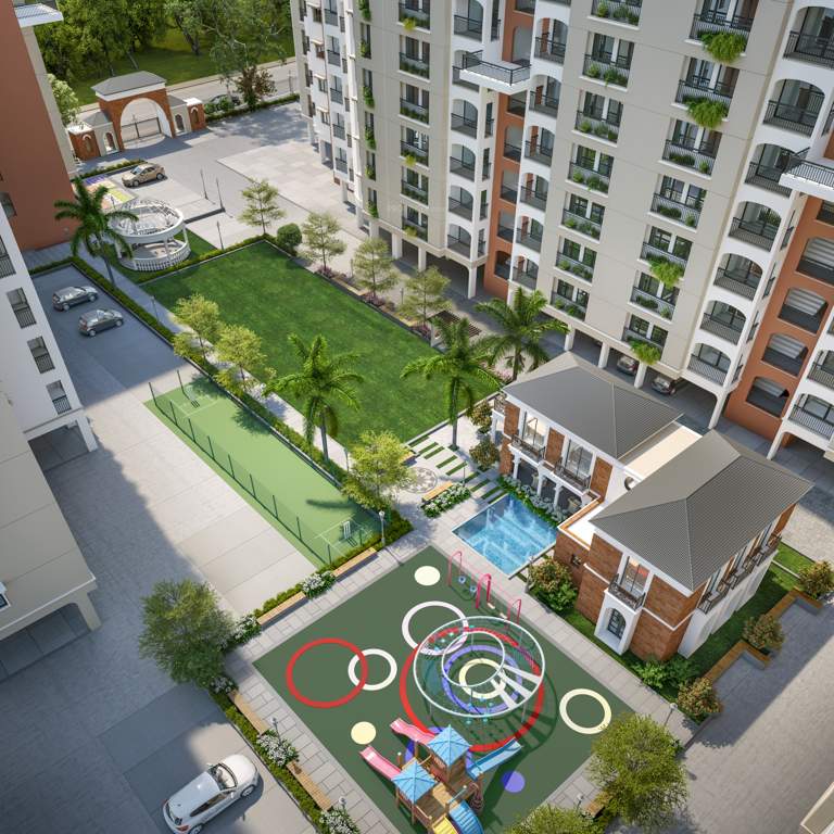  adhishthan luxuria Landscape Garden and Tree Planting