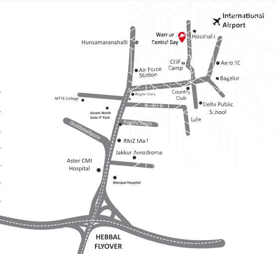  warrior central bay Location Plan