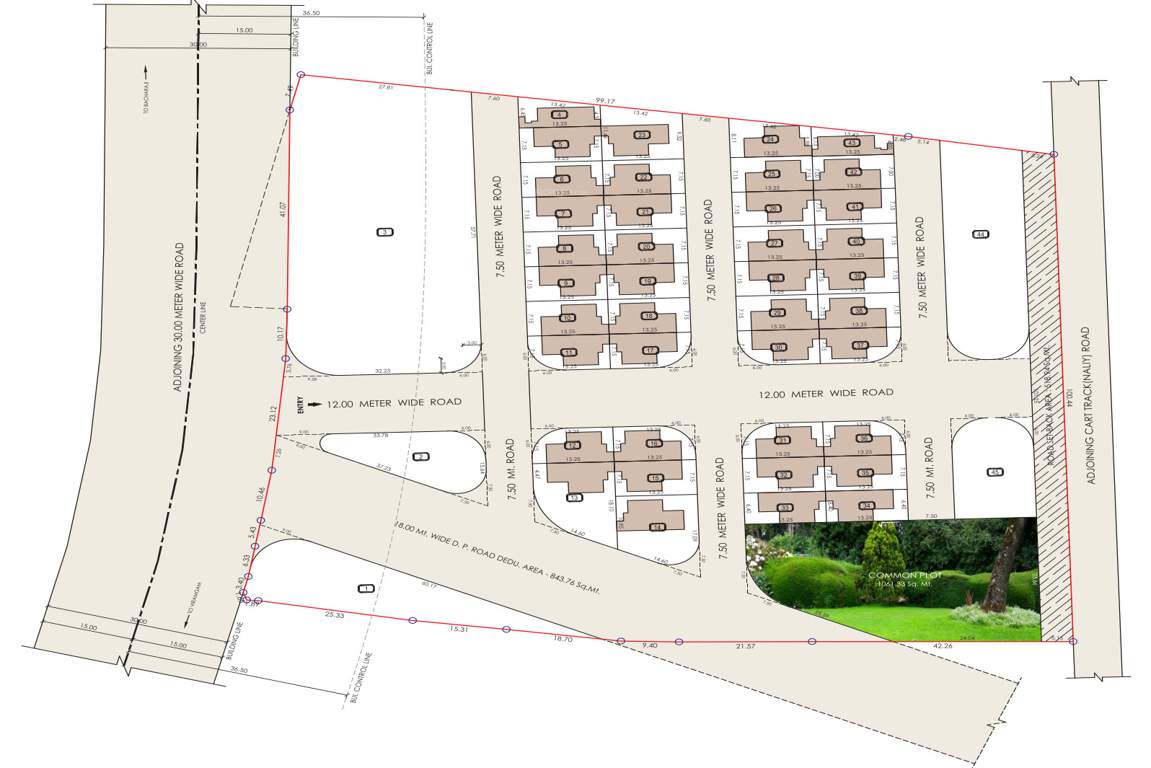 sanskar bungalows Layout Plan