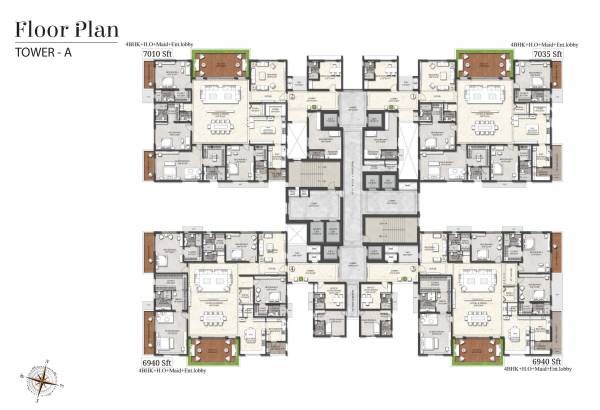  presidentia Tower B Cluster Plan