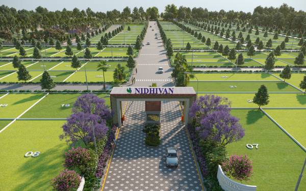 Internal Roads & Footpaths nidhivan Internal Roads & Footpaths