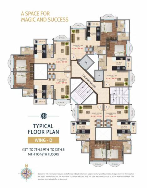  om-heights Magic Om Heights C And D Wing Cluster Plan
